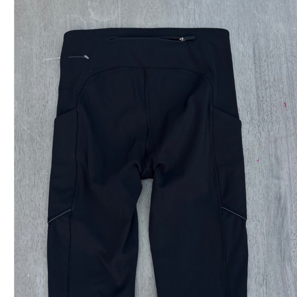 Lululemon Speed Up Tight 28 Black Running Leggings Pockets Sz 2 W5BEWS - Picture 8 of 10